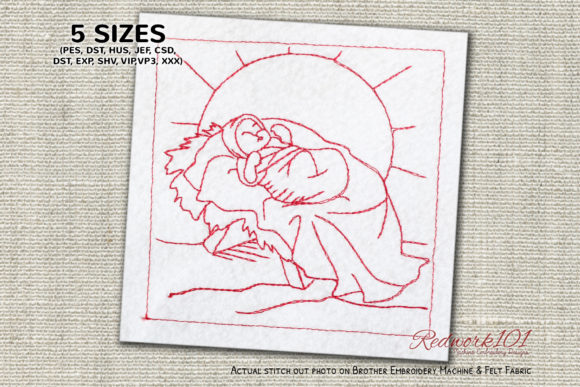 Baby Jesus Bluework Embroidery Review