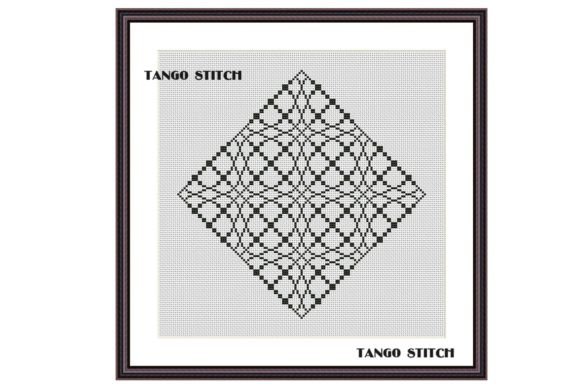 Black Illusion Cross Stitch Ornament Art Review