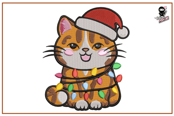 Christmas Cat Embroidery Review