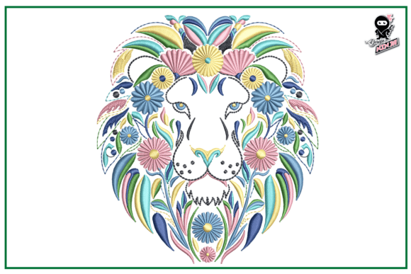 Floral Lion Embroidery Review for Seasonal Use