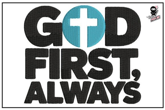 God First Always Embroidery Review