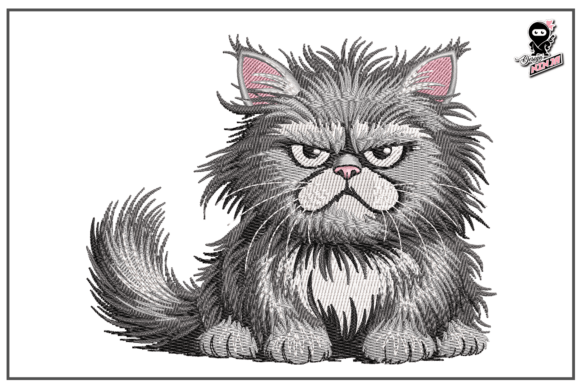 Grumpy Cat Embroidery Review for Apparel Projects
