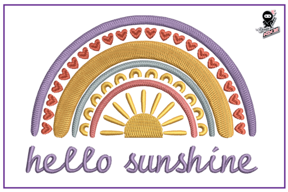 Hello Sunshine Embroidery Design Review