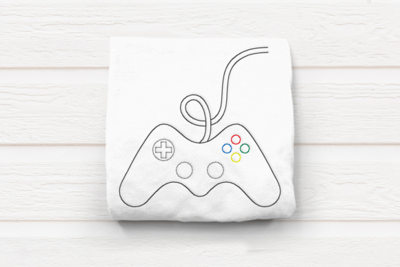 Linework Video Game Controller Embroidery Review