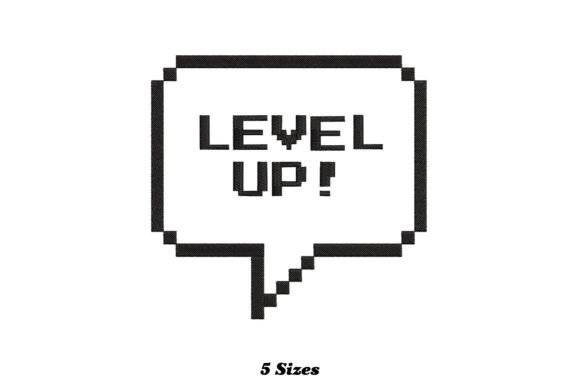 Video Game Level Up Embroidery Review
